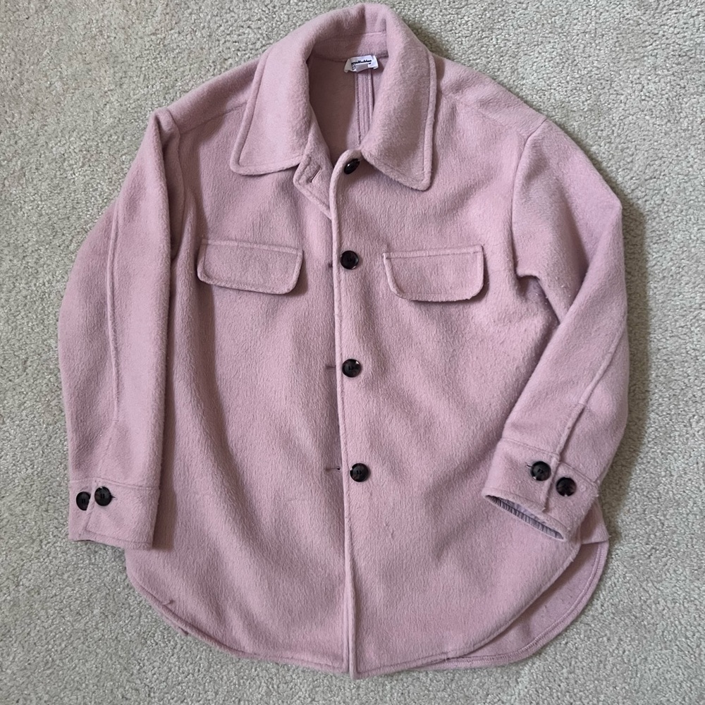 Amazon drop Ellen Kim Pink Shacket